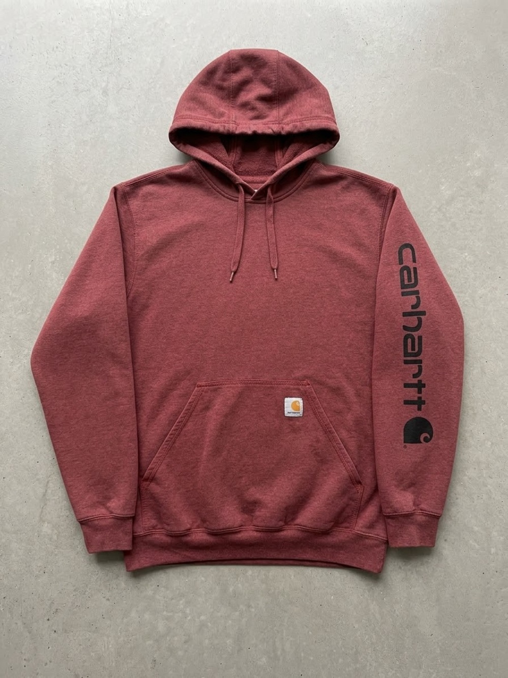 Carhartt Maroon Hoodie Sweatshirt size  S